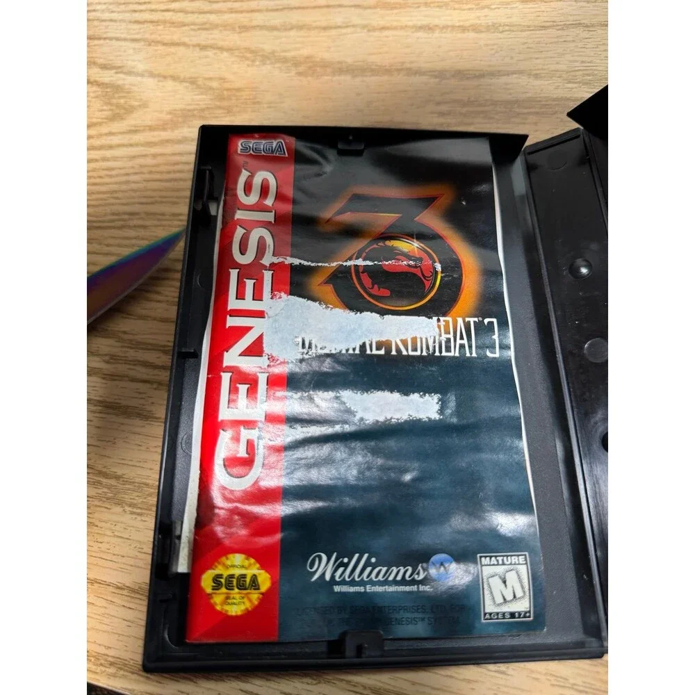 Mortal Kombat 3 (Sega Genesis, 1995) Genuine CIB Tested READ‎